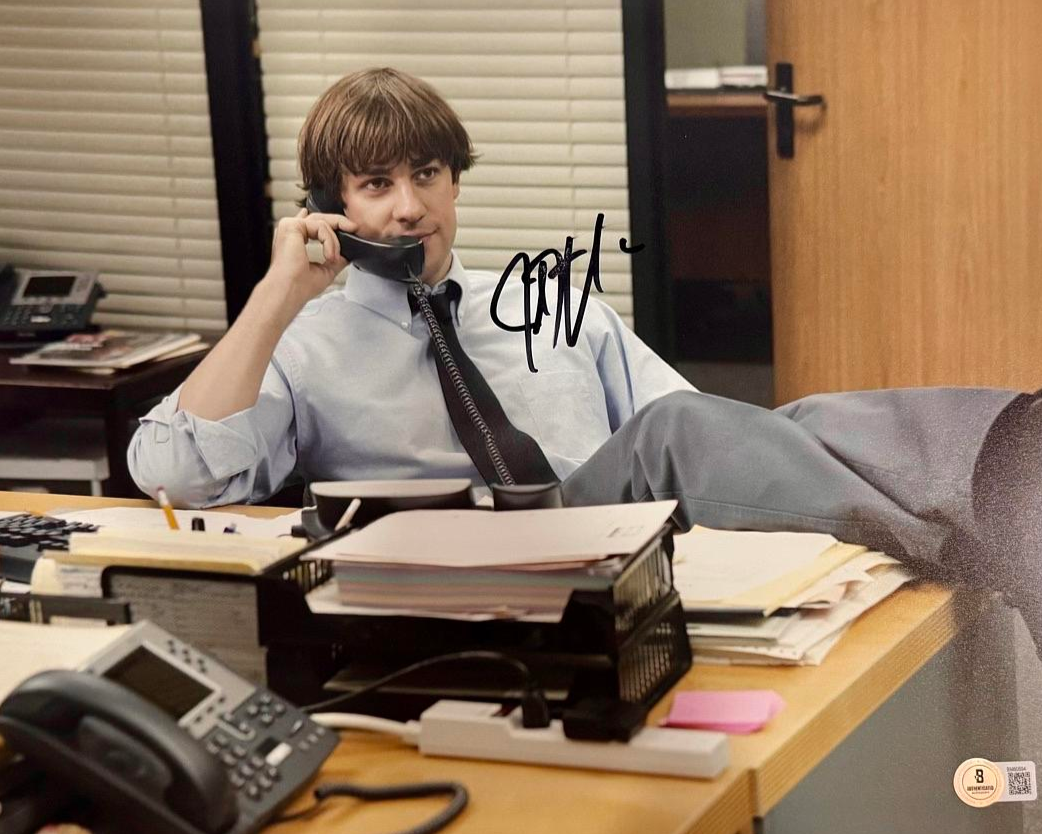 John Krasinski Signed 11x14 Photo (The Office) - Beckett COA